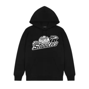 New Shooters Hoodie Blackv White